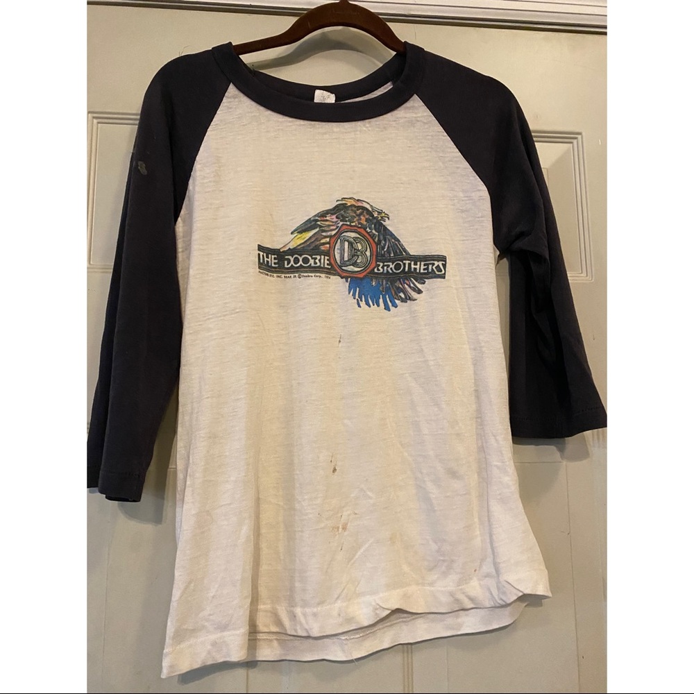 RARE Vintage 70’s Doobie Brothers 3/4 baseball tee